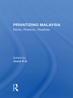 cover image of Privatizing Malaysia